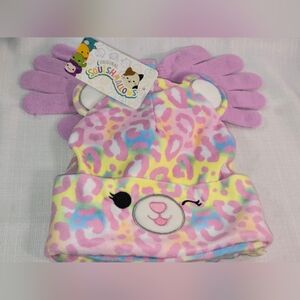 Squishmallows Leopard Hat and Gloves SET NWT
